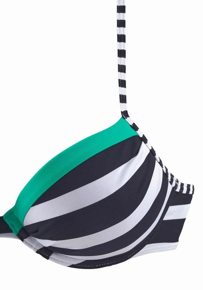 KangaROOS Push-Up-Bikini-Top Anita, im sportlichen Blockstreifendesign – Bild 3 von 5