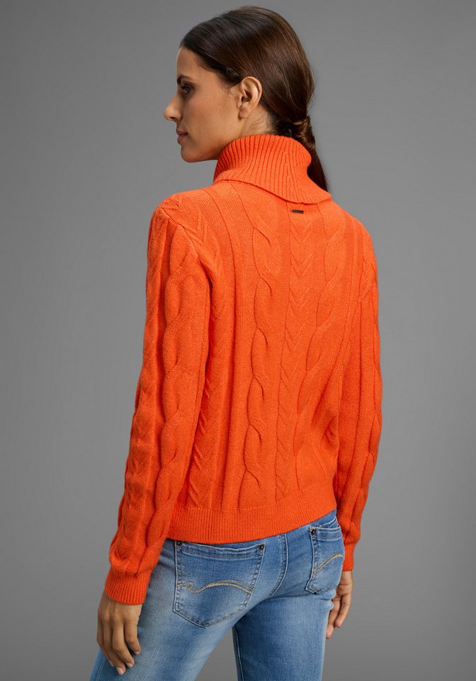 KangaROOS Rollkragenpullover aus Strick, mit lässiger Passform, hüftlange Schnittform – Bild 3 von 5