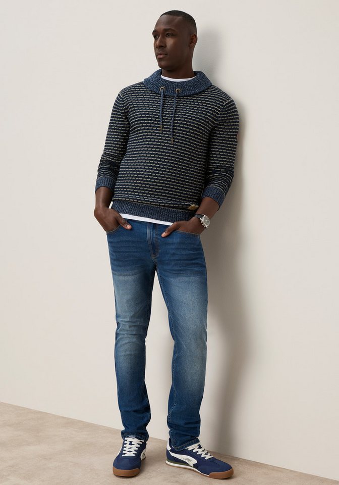 KangaROOS Rollkragenpullover aus Strick, mit Rollkragen und Kordelzügen, Langarm, Regular Fit – Bild 4 von 5