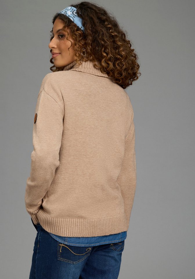 KangaROOS Rollkragenpullover mit Rollkragen, hüftlange Form, lässig geschnitten – Bild 3 von 5