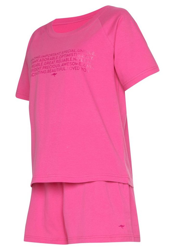 KangaROOS Shorty (Set, 2 tlg) mit Slogan-Frontdruck – Bild 3 von 5