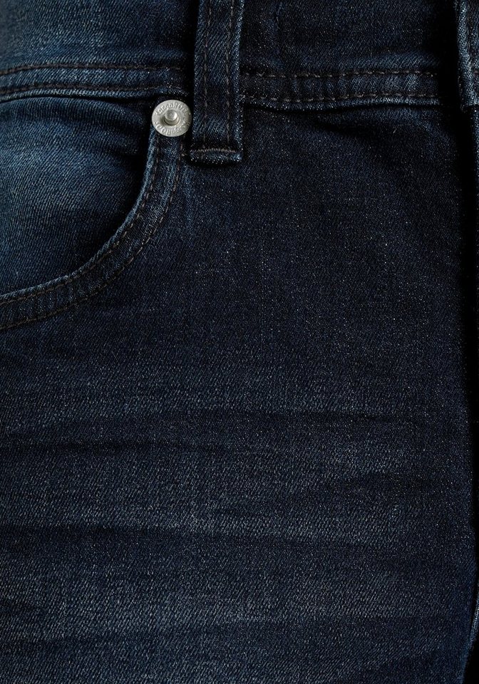 KangaROOS Straight-Jeans, regular fit mit geradem Beinverlauf bequeme Passform, gerades Bein, niedrige Leibhöhe – Bild 4 von 5