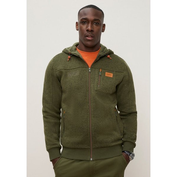 KangaROOS Strickfleecejacke mit Kapuze, mit Brusttasche, Atmungsaktiv
