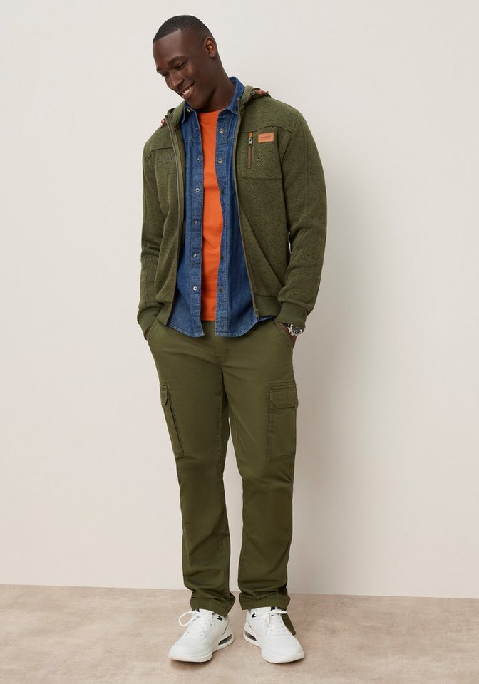 KangaROOS Strickfleecejacke mit Kapuze, mit Brusttasche, Atmungsaktiv – Bild 4 von 5