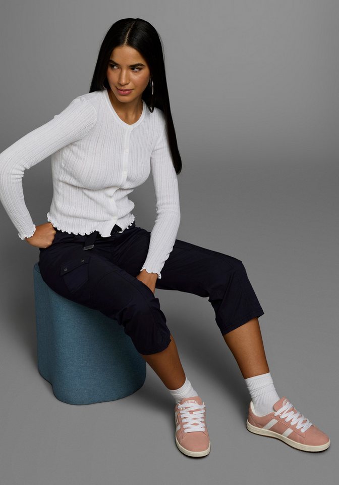 KangaROOS Strickjacke aus Pointelle-Strick – Bild 5 von 5