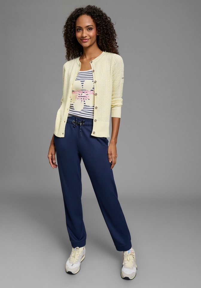 KangaROOS Strickjacke hüftlange Form, figurbetonte Passform, aus Feinstrick und Strick – Bild 5 von 5