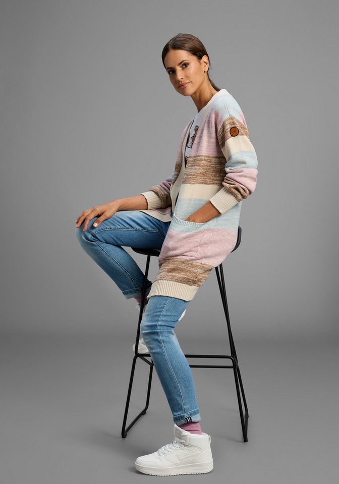 KangaROOS Strickjacke in offener Long-Form – Bild 5 von 5