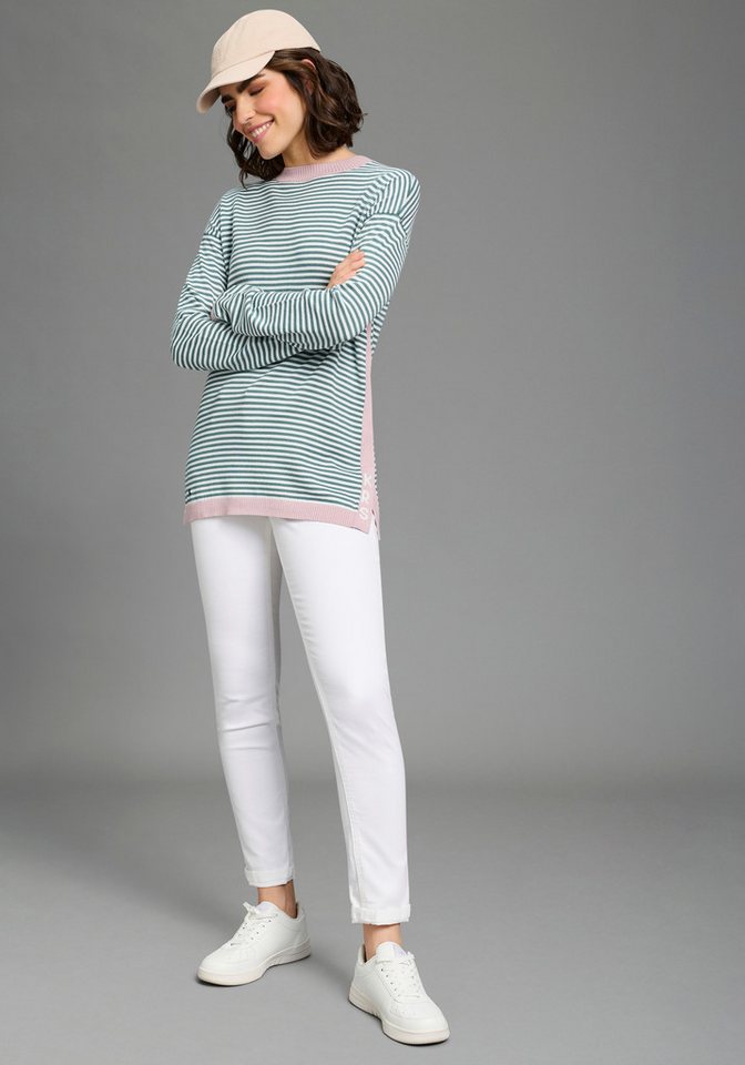 KangaROOS Strickpullover aus Baumwolle-Mix, mit Rundhalsausschnitt, lässig geschnitten – Bild 4 von 5