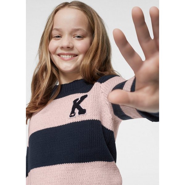 KangaROOS Strickpullover in modischer Streifenoptik