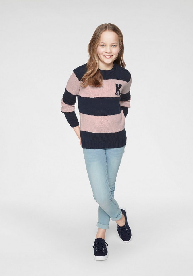 KangaROOS Strickpullover in modischer Streifenoptik – Bild 3 von 5