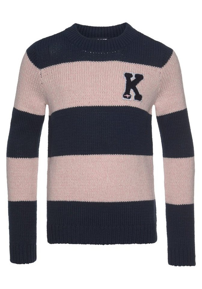 KangaROOS Strickpullover in modischer Streifenoptik – Bild 4 von 5
