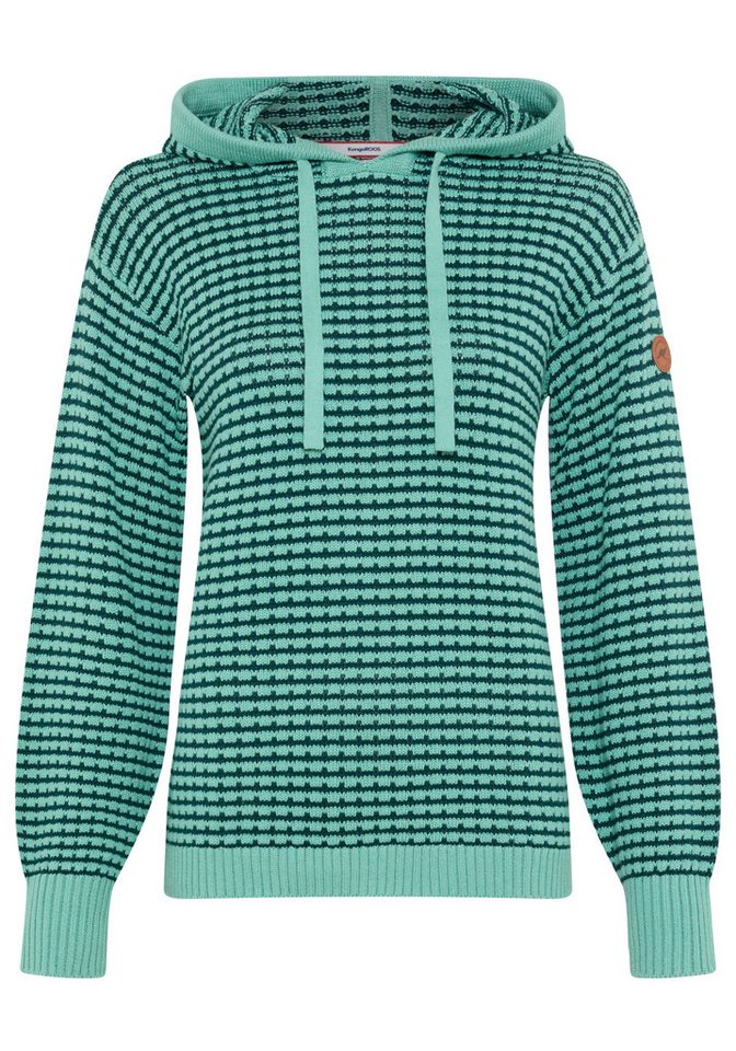 KangaROOS Strickpullover mit Kapuze und Kordelzug, Oversize-Passform, hüftlange Schnittform – Bild 5 von 5
