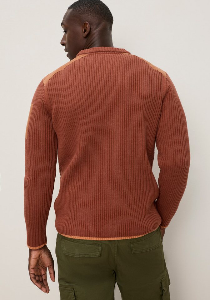 KangaROOS Strickpullover mit Rundhalsausschnitt, WEbpatches, Regular Fit – Bild 2 von 5