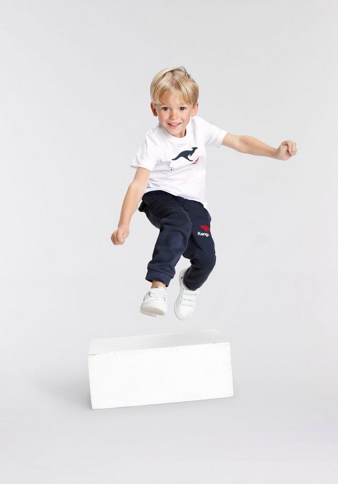 KangaROOS Sweathose Jogginghose mit Logo-Print Basic für kleine Jungen – Bild 4 von 5