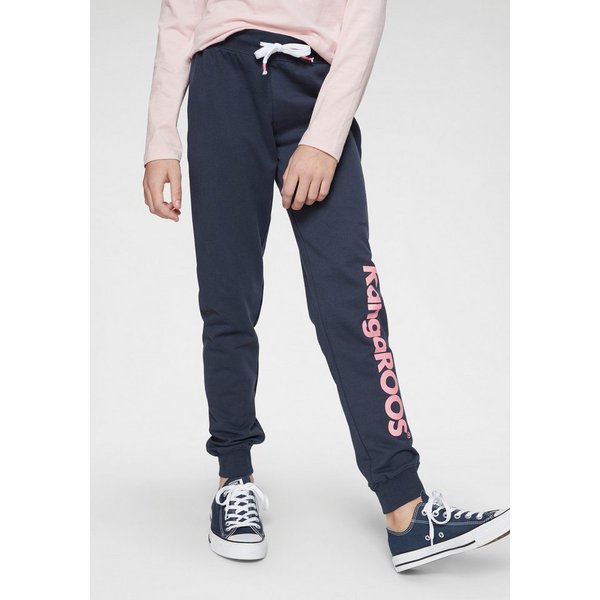 KangaROOS Sweathose mit Glitzerdruck am Bein