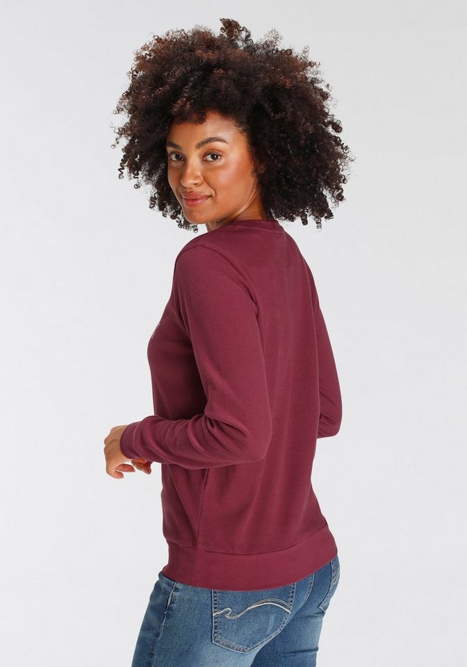 KangaROOS Sweatshirt Langarm, figurumspielende Passform – Bild 3 von 5