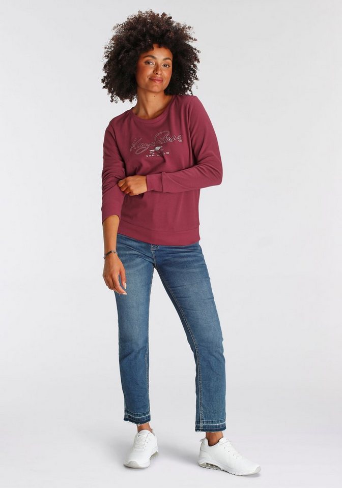 KangaROOS Sweatshirt Langarm, figurumspielende Passform – Bild 5 von 5