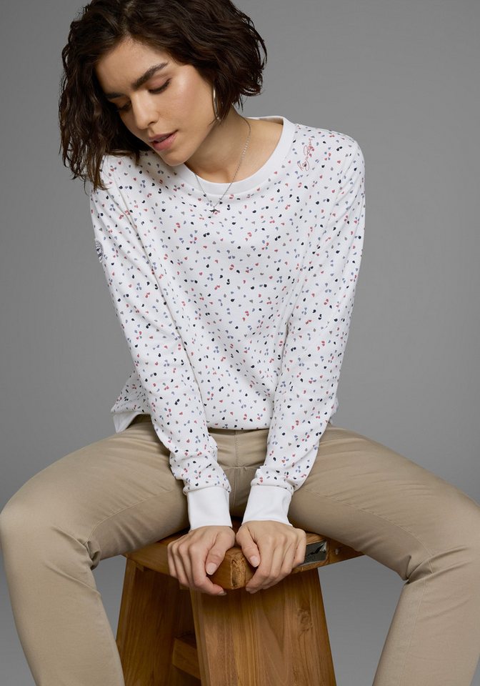 KangaROOS Sweatshirt Langarm, bedruckt, Rundhalsausschnitt, aus Interlockmaterial – Bild 3 von 5