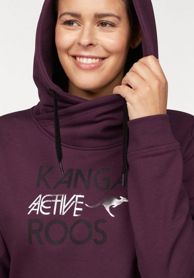 KangaROOS Sweatshirt lange Ärmel, figurumspielende Passform, große Größen – Bild 3 von 5