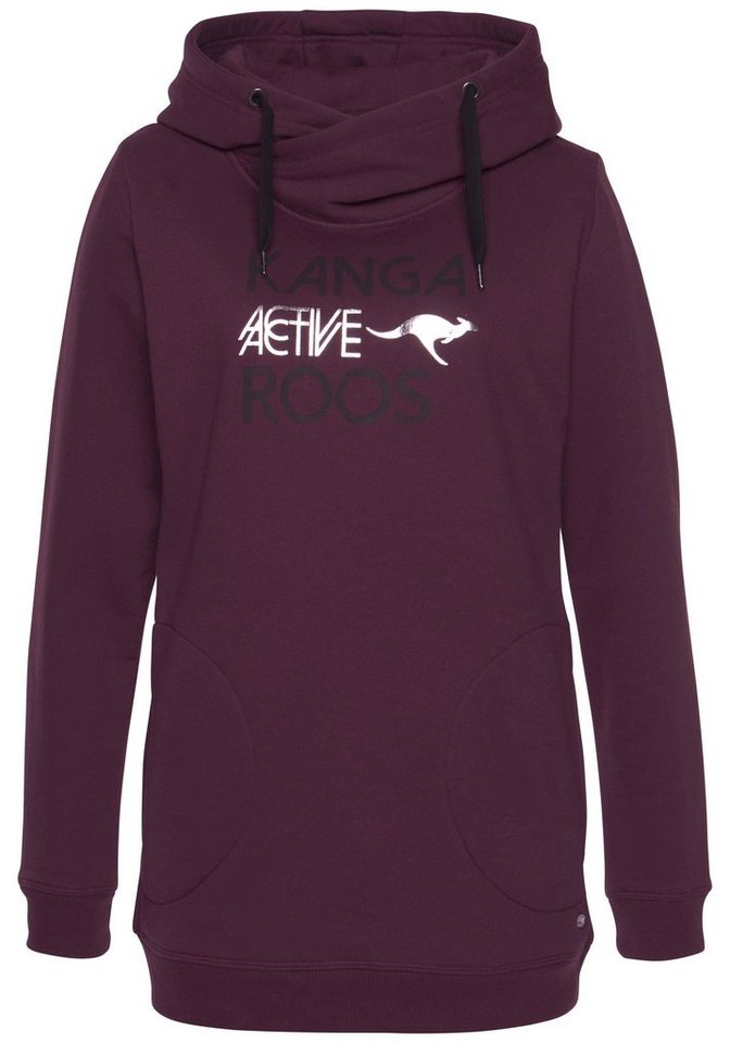 KangaROOS Sweatshirt lange Ärmel, figurumspielende Passform, große Größen – Bild 4 von 5