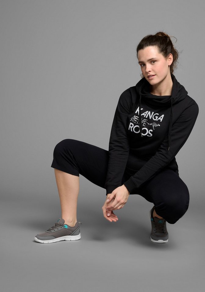 KangaROOS Sweatshirt lange Ärmel, figurumspielende Passform, große Größen – Bild 4 von 5