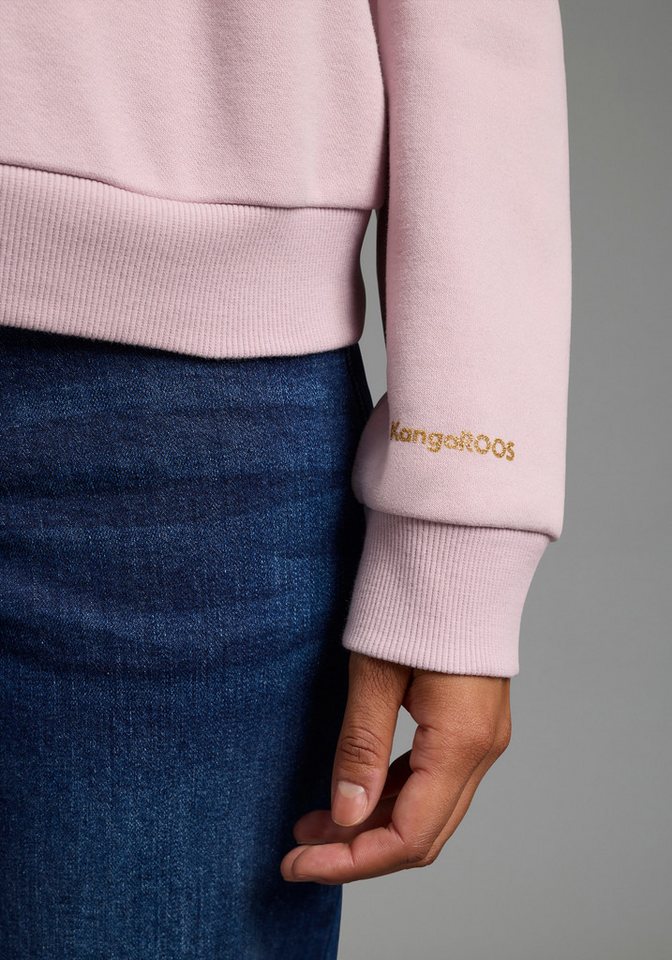 KangaROOS Sweatshirt mit Applikation, weite Passform, hüftlange Schnittform – Bild 5 von 5