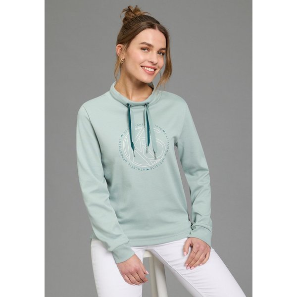 KangaROOS Sweatshirt mit Metalllabel, hüftbedeckende Länge, auch in großen Größen