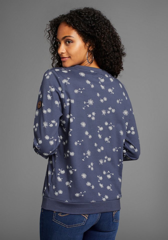 KangaROOS Sweatshirt mit Pusteblumen Allover-Print – Bild 2 von 5