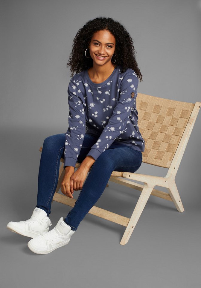 KangaROOS Sweatshirt mit Pusteblumen Allover-Print – Bild 4 von 5