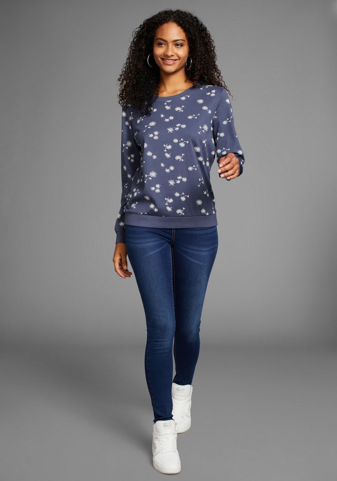 KangaROOS Sweatshirt mit Pusteblumen Allover-Print – Bild 5 von 5