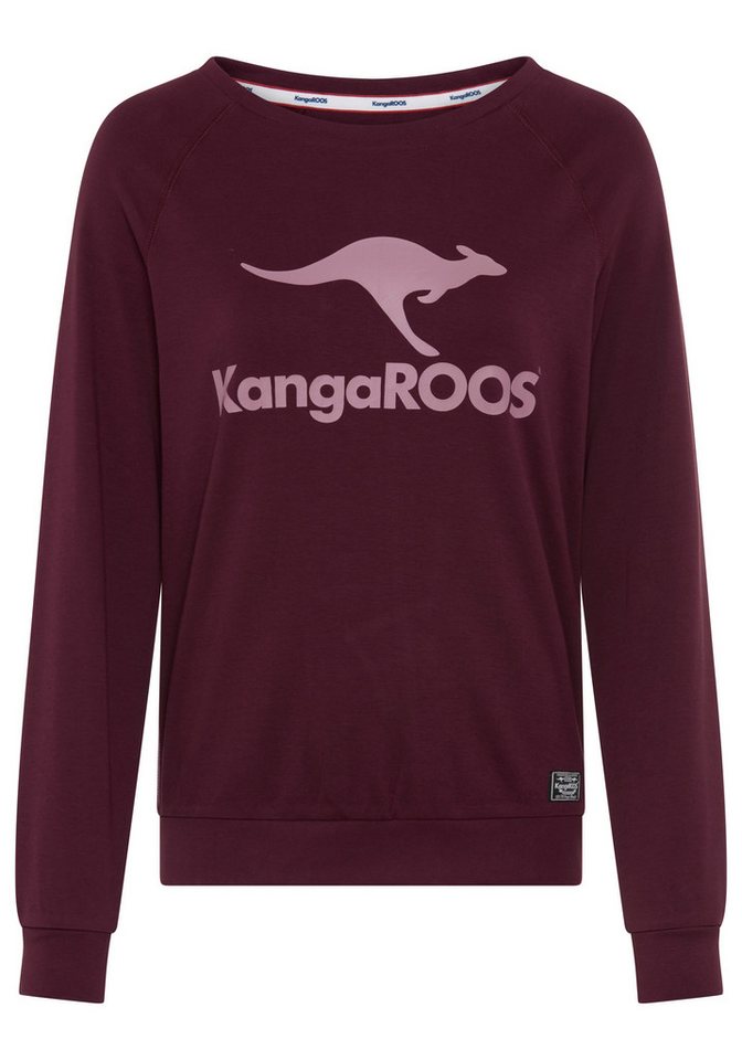 KangaROOS Sweatshirt mit Rundhalsausschnitt, Langarm, aus Baumwolle, bequeme Passform – Bild 5 von 5