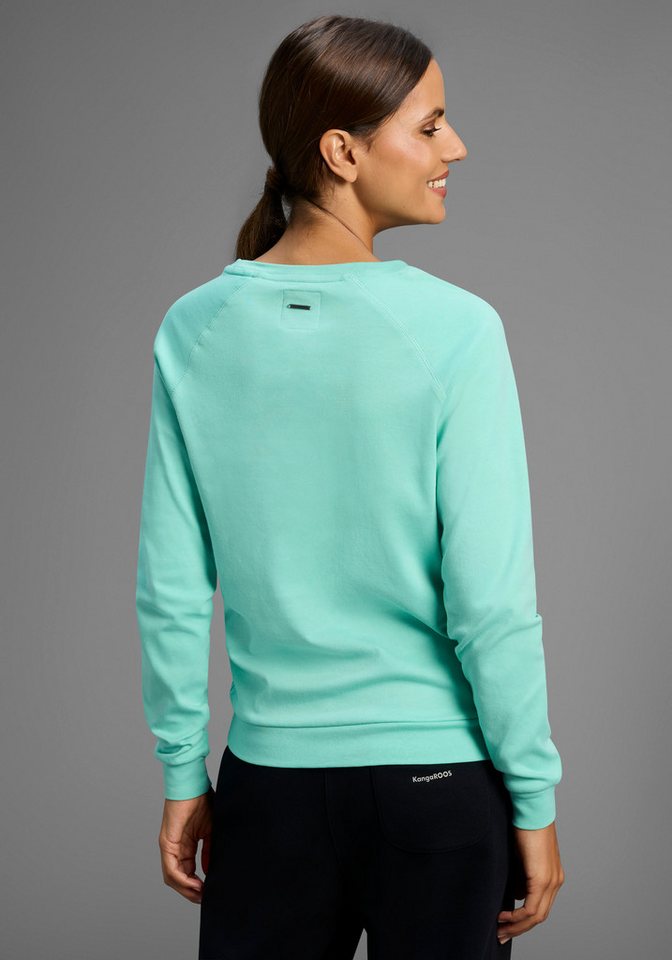 KangaROOS Sweatshirt mit Rundhalsausschnitt, Langarm, aus Baumwolle, bequeme Passform – Bild 2 von 5