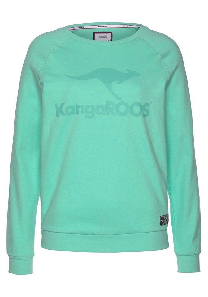 KangaROOS Sweatshirt mit Rundhalsausschnitt, Langarm, aus Baumwolle, bequeme Passform – Bild 5 von 5