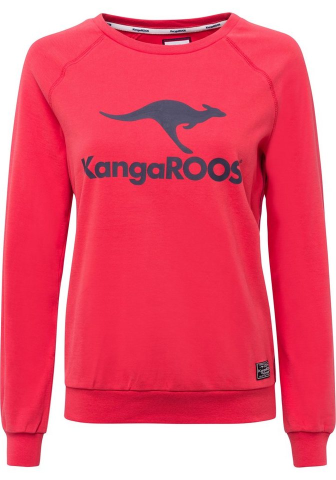 KangaROOS Sweatshirt mit Rundhalsausschnitt, Langarm, aus Baumwolle, bequeme Passform – Bild 5 von 5