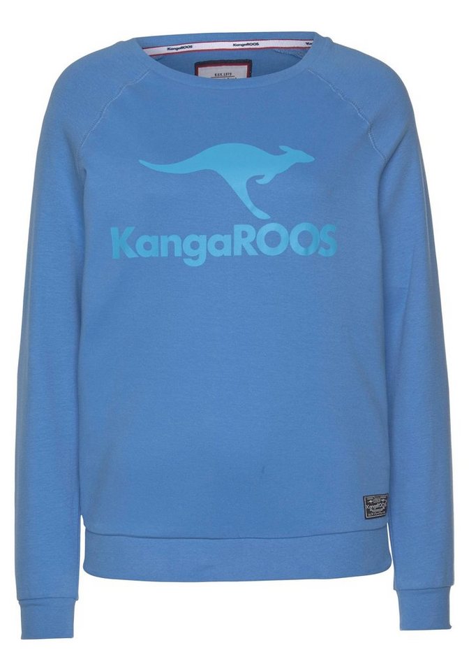 KangaROOS Sweatshirt mit Rundhalsausschnitt, Langarm, aus Baumwolle, bequeme Passform – Bild 5 von 5