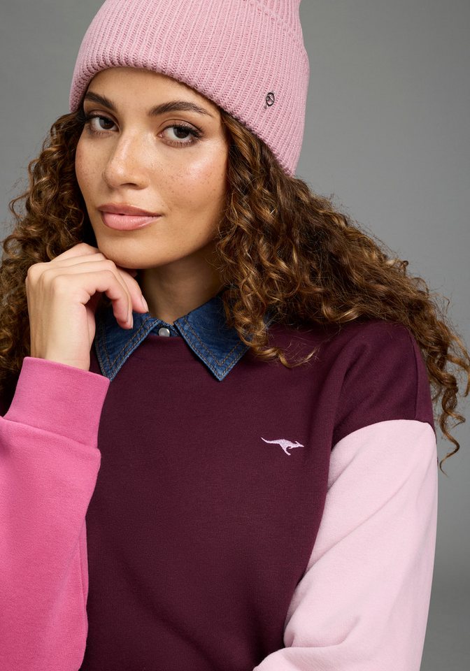 KangaROOS Sweatshirt mit Rundhalsausschnitt, Langarm-Design, aus Baumwolle und Polyester – Bild 3 von 5