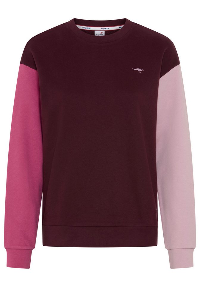 KangaROOS Sweatshirt mit Rundhalsausschnitt, Langarm-Design, aus Baumwolle und Polyester – Bild 5 von 5