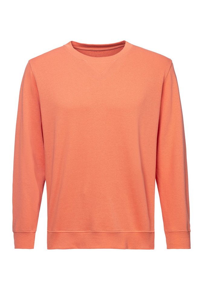 KangaROOS Sweatshirt mit Rundhalsausschnitt mit coolem Rippeinsatz am Ausschnitt vorn – Bild 2 von 5