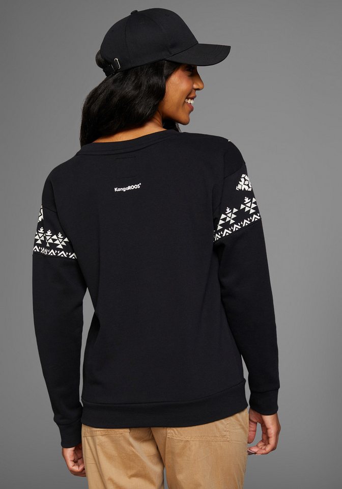 KangaROOS Sweatshirt Oversize-Passform, mit Rundhals, hüftbedeckende Länge – Bild 2 von 5