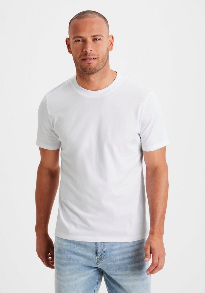 KangaROOS T-Shirt (2er-Pack) Freizeitshirt mit Kurzarm, Rundhals aus reine Baumwolle – Bild 5 von 5