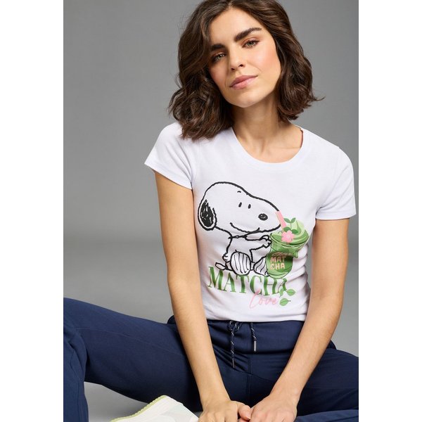 KangaROOS T-Shirt figurbetonte Passform, Kurzarm, hüftlanger Schnitt