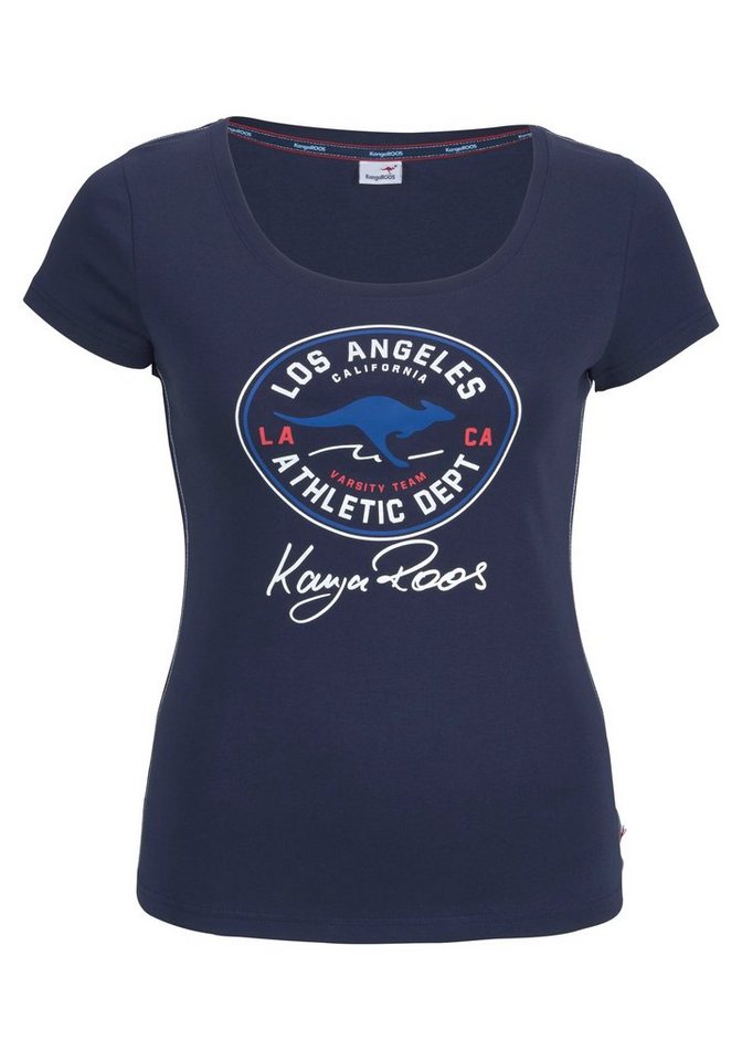 KangaROOS T-Shirt Kurzarm, sehr figurbetont, im Vintage-Design, Rundhalsausschnitt – Bild 5 von 5
