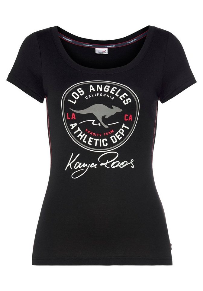 KangaROOS T-Shirt Kurzarm, sehr figurbetont, im Vintage-Design, Rundhalsausschnitt – Bild 5 von 5
