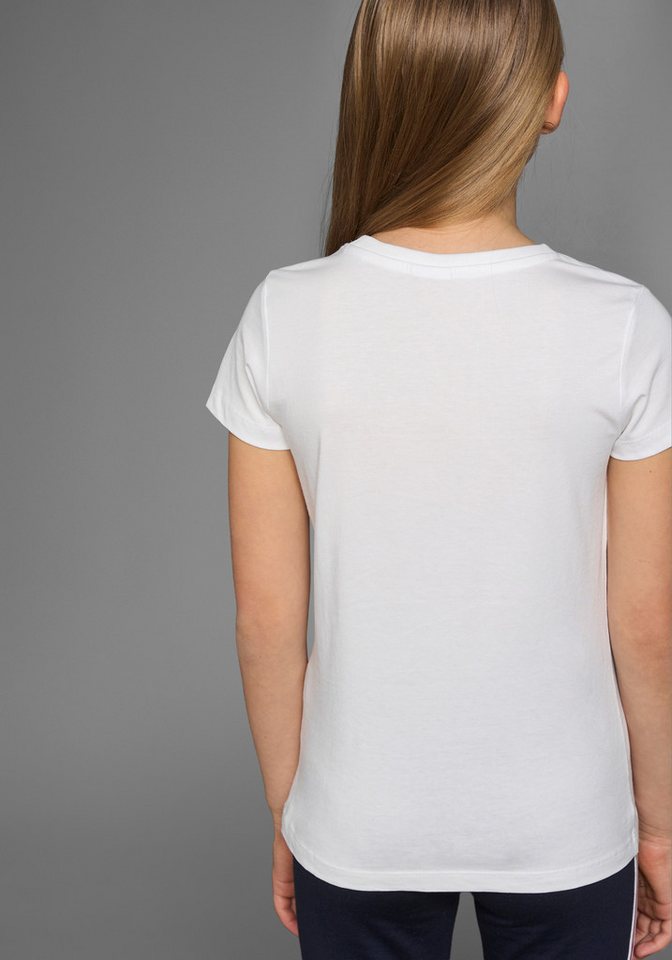 KangaROOS T-Shirt Kurzarm, taillierter Schnitt, mit Glitzerdruck – Bild 2 von 5