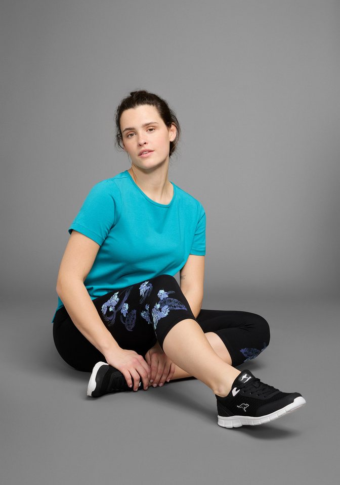 KangaROOS T-Shirt Kurzarm, casual, unifarben, große Größen – Bild 4 von 5