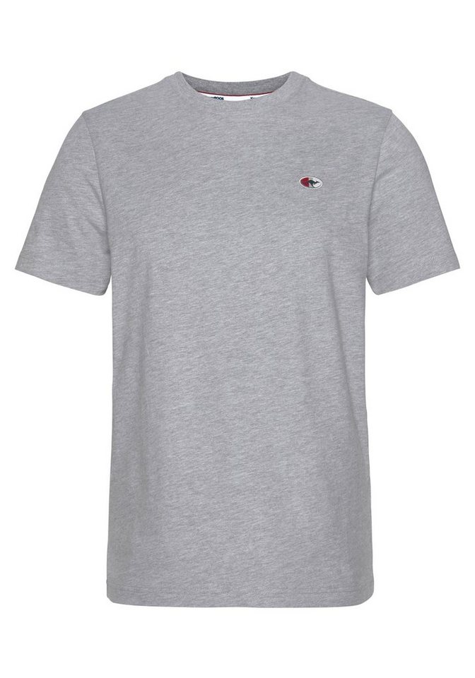 KangaROOS T-Shirt Kurzarm, unifarben, Rundhals, aus Baumwolle, aus Single Jersey – Bild 4 von 5