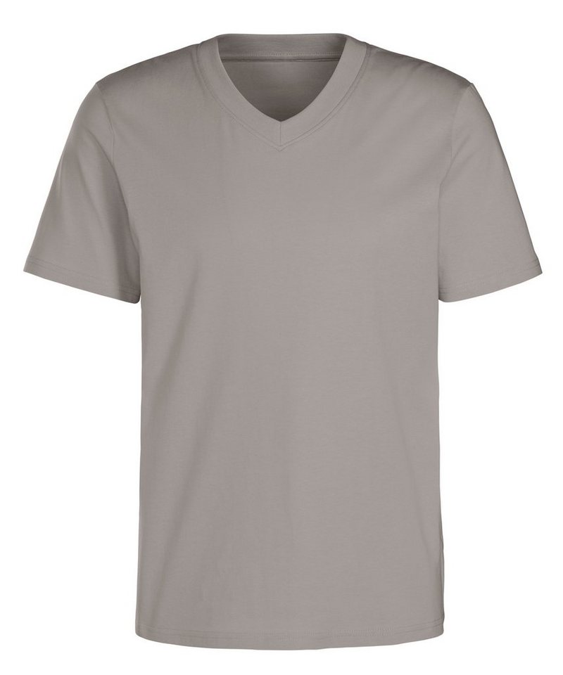 KangaROOS T-Shirt Regular Fit, (2er-Pack) Freizeitshirt mit Kurzarm, V-Ausschnitt aus reine Baumwolle – Bild 5 von 5