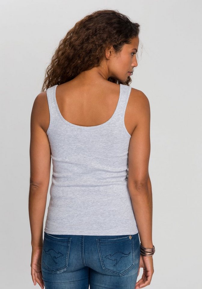 KangaROOS Tanktop mit blumigem Puff-Print – Bild 2 von 5