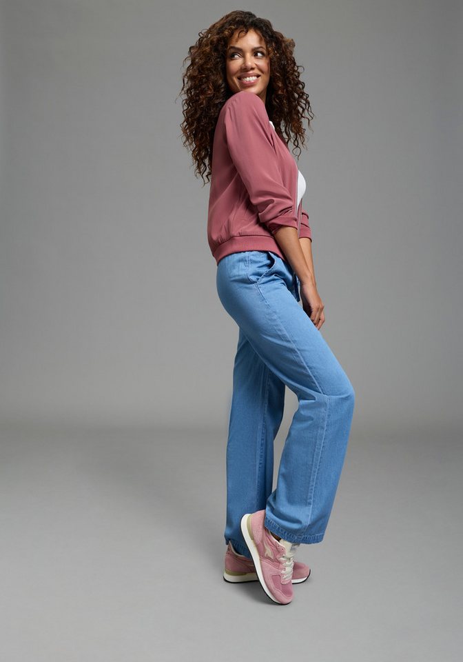 KangaROOS Weite Jeans weiteres Bein, hohe Leibhöhe, elastischer Bund mit Gummizug – Bild 5 von 5