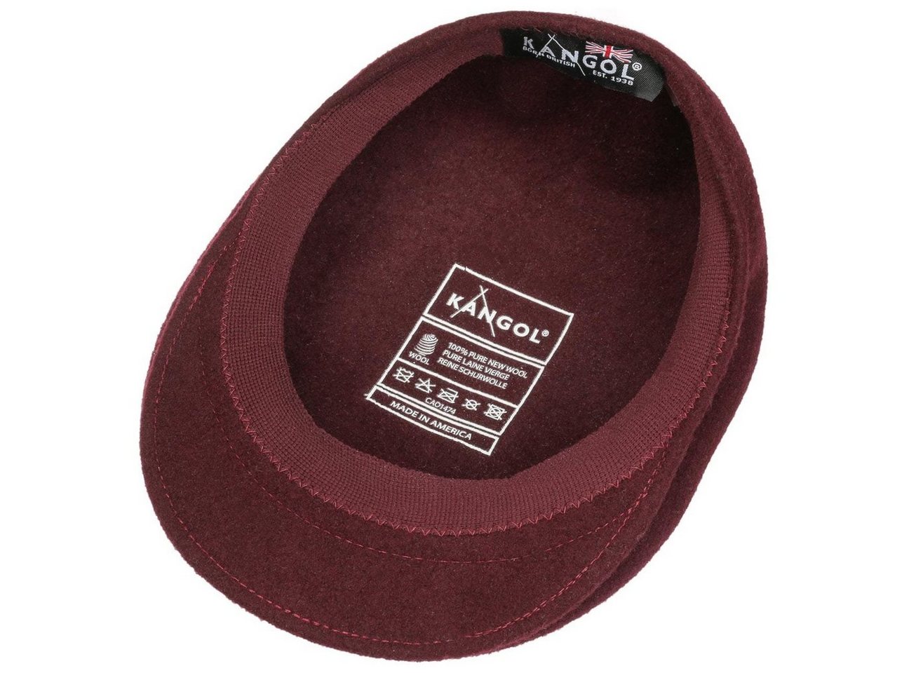 Kangol Flat Cap (1-St) Schiebermütze mit Schirm – Bild 3 von 5